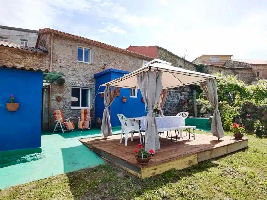 Villa Casa Do Cucharro En Playa De Soesto, Laxe Exterior foto